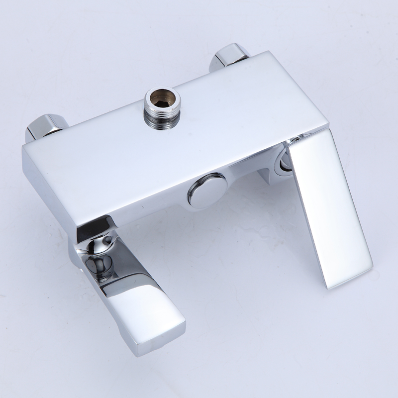 Brass Chromed Shower Set Shower Rainfall Wall Mounted 