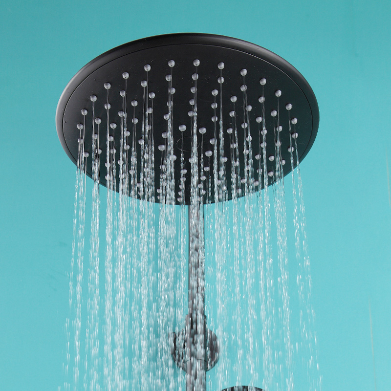 Thermostatic Shower Faucet Set Bathroom Shower Black Shower System Set